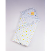 Anti Dust Mite Winter Receiving Blanket in Blue