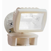 110&deg; Motion Sensor Halogen Light in White
