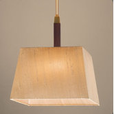 Prisma Gold 1 Light Pendant in Stained and Gold
