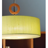 Saturno Cerejeira 1 Light Table Lamp in Stained and Chrome