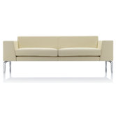 Layla 2 Seater Sofa with Polished Leg