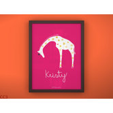 Queen Giraffe Print