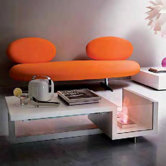 Focus Coffee Table with Bio-Fireplace