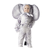 Elephant Costume in Printed Grey