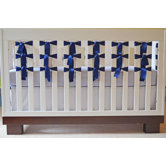 Flat Panel Crib Skirt in Pure White