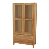 Vitrine "Gant" mit Glast&uuml;ren und Schubladen