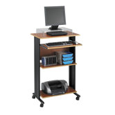 Computertisch "Stand-Up" in Kirsche