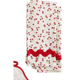 Retro Cherries Waffle Ric Rac Towel (Set of 2)