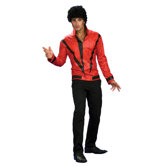 Michael Jackson Thriller Jacket Adult Costume in Red
