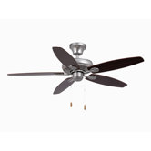 Tuvalu Ceiling Fan in Matte Nickel