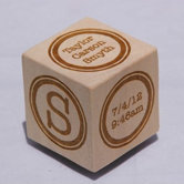 Personalized Circle Baby Block