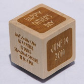 Personalized Father's Day Block