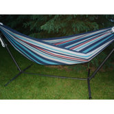 Brazilian Single Fabric Hammock with Stand