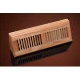 18" Red Oak Baseboard Diffuser