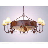 Ponderosa Pine 3 Light Chandelier