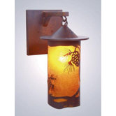 Pinecone Pasadena Hanging Outdoor Wall Lantern