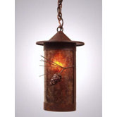 Ponderosa Pine Pasadena 1 Light Hanging Lantern