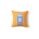 Blue Robot Pillow