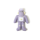 Purple Robot Shaped Pillow