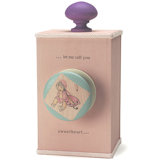 "Let Me Call You Sweetheart" Wind Up Music Box in Distressed Pink