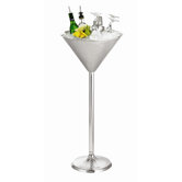 Remington Martini Glass Beverage Stand in Stainless Steel