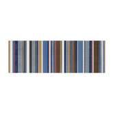 Aquarelle 4" x 12" Ceramic Wall Tile in Blue Listel Stripes