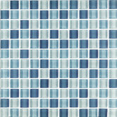 Shimmer Blends 1" x 1" Glossy Mosaic in Arctic