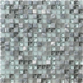 Crystal Stone 12" x 12" Glass/Stone Mosaic in Breeze