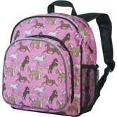 Horses in Pink Pack'n Snack Backpack