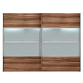 Kick  Sliding Door Wardrobe in Walnut