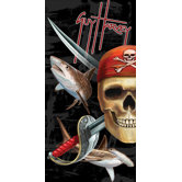 Guy Harvey Save Our Seas Pirate Towel