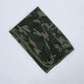 Baby Receiving Blanket in Green Camouflage