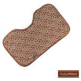 Baby Burp Cloth in Giraffe Print