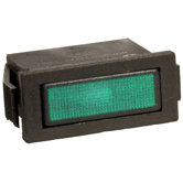 Rectangular Indicator Pilot Lamp in Green