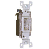 15A-120V 3 Way Lighted Quiet Switch 3 Way