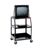 Pixmobile Wide Base 22" x 32" Shelf Video Cart [49" Height]