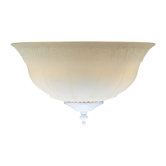 Bowl Glass Shade in Etched White