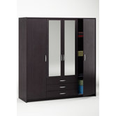 Omega 4 Doors 3 Drawers Wardrobe
