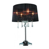 Sheer Four Light Table Lamp in Chrome
