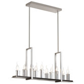 10 Light Horizontal Chandelier