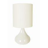Zenith 60W Touch Lamp in Cream