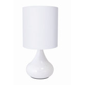 Zenith 60W Touch Lamp in White