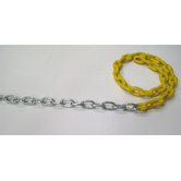 Zinc Plated Swing Chain with Plastisol Coating