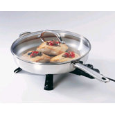 12" Electric Skillet with Lid