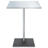 Square Brushed Cafe Table