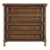 European Farmhouse Patron's Cabinet in Distressed Blond