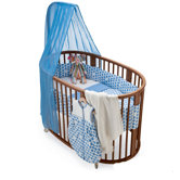Sleepi Crib Bedding Collection in Blue Dots