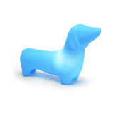Dachshund Dog Pet Lamp in Sky Blue