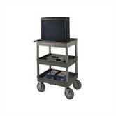 Two Tub Shelf Utility Cart