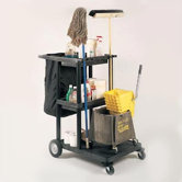 Three Shelf Janitor Cart